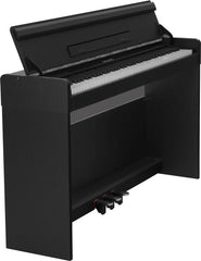 NUX WK310 Upright 88-Key Digital Piano with Flip-Top in Black Finish