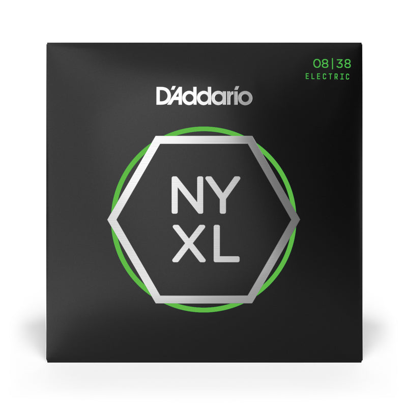D'Addario NYXL0838 Nickel Wound Electric Guitar Strings, Extra Super Light, 8-38
