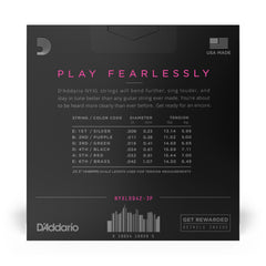 D'Addario NYXL0942-3P Nickel Wound Electric Guitar Strings, Super Light, 9-42, 3 Sets