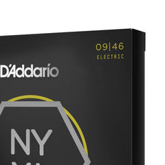 D'Addario NYXL0946-P Nickel Wound Electric Guitar Strings, Super Light Top / Regular Bottom, 9-46, 3 Sets