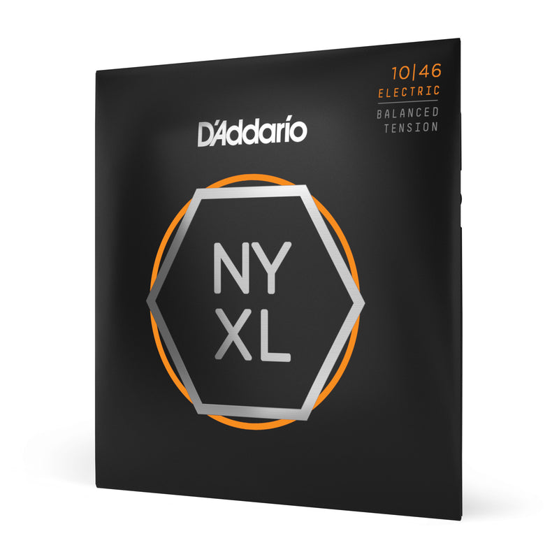 D'Addario NYXL1046BT Nickel Wound Electric Guitar Strings, Balanced Tension, 10-46