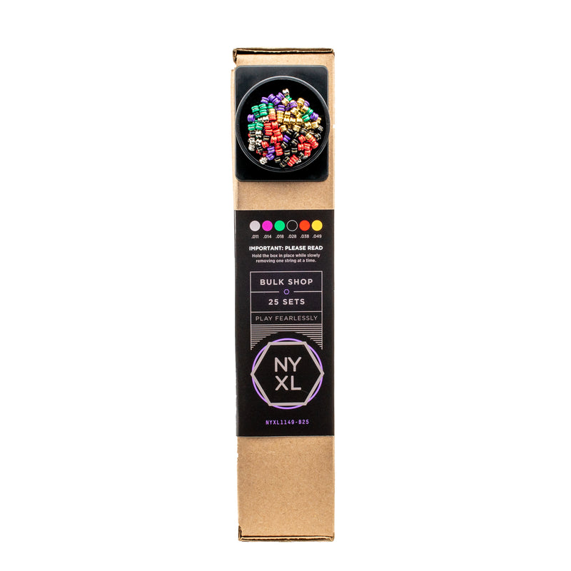 D'Addario NYXL1149-B25 Nickel Wound Electric Guitar Strings, Medium, 11-49, Bulk 25 Sets