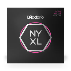 D'Addario NYXL45100SL Nickel Wound Bass Guitar Strings, Regular Light, 45-100, Super Long Scale