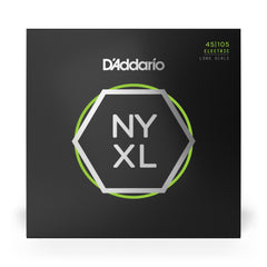 D'Addario NYXL45105 Nickel Wound Bass Guitar Strings, Light Top / Med Bottom, 45-105, Long Scale