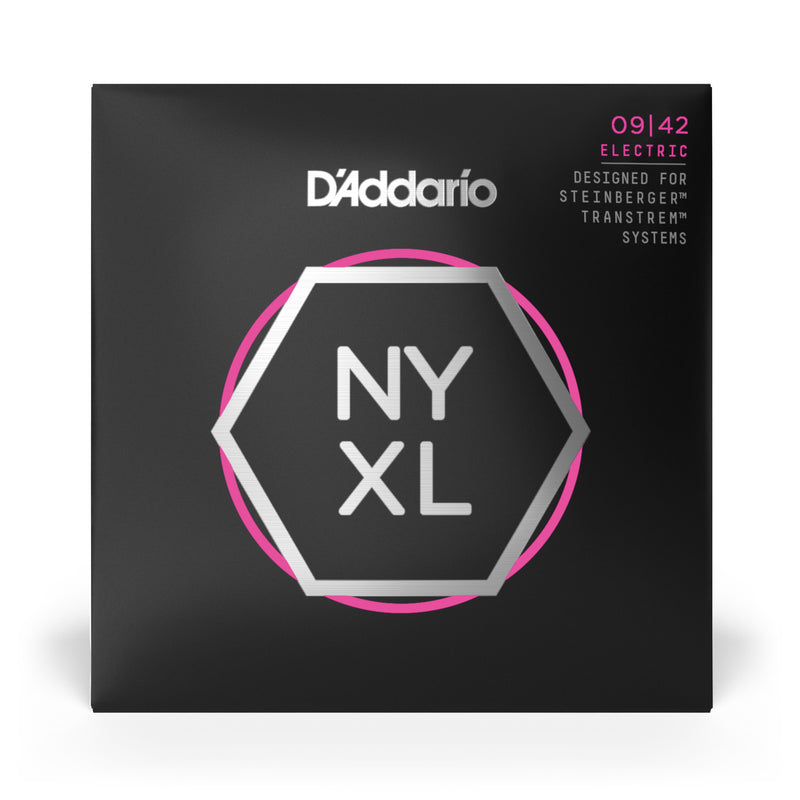 D'Addario NYXLS0942 Nickel Wound Electric Guitar Strings, Super Light, Double Ball End, 09-42