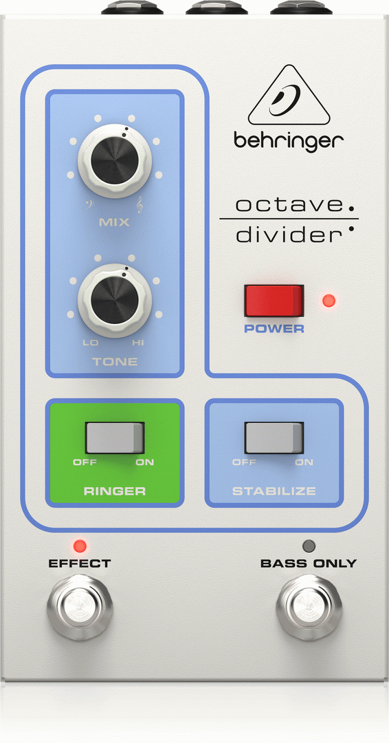 Behringer OCTAVE DIVIDER Classic Analog Octave Divider and Ringer Effects Pedal