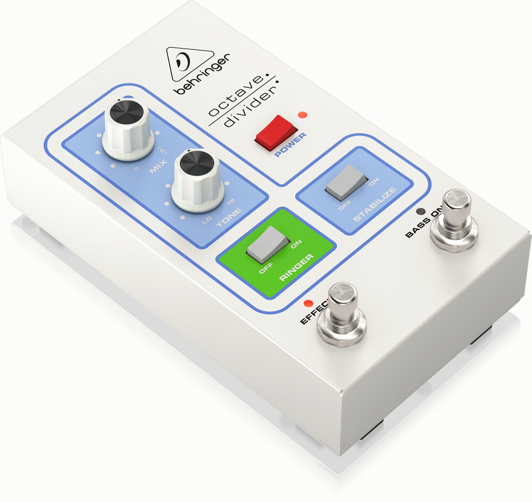 Behringer OCTAVE DIVIDER Classic Analog Octave Divider and Ringer Effects Pedal