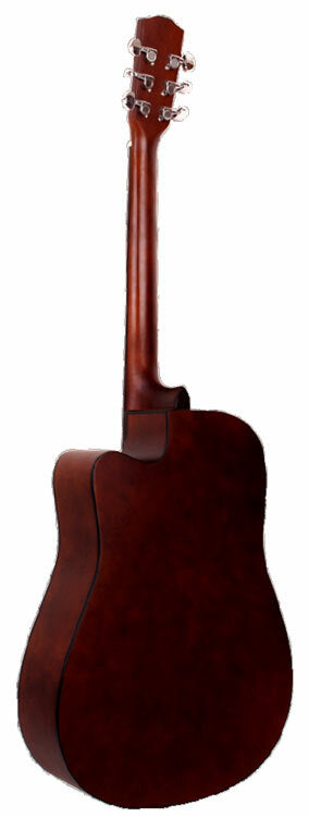 Odessa Acoustic Guitar with Cutaway in Sunburst Semi-Matte Finish