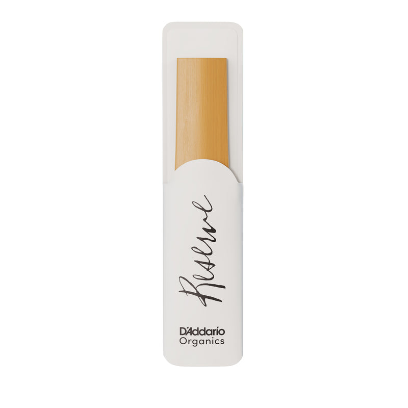 D'Addario Organic Reserve Tenor Saxophone Reeds, Strength 4.0, 5-pack