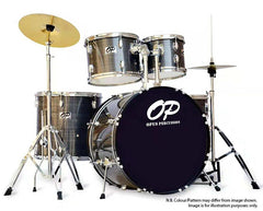 Opus Percussion 5-Piece Rock Drum Kit in Grey Slate