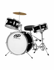 Opus Percussion 3-Piece Junior Drum Kit in Black