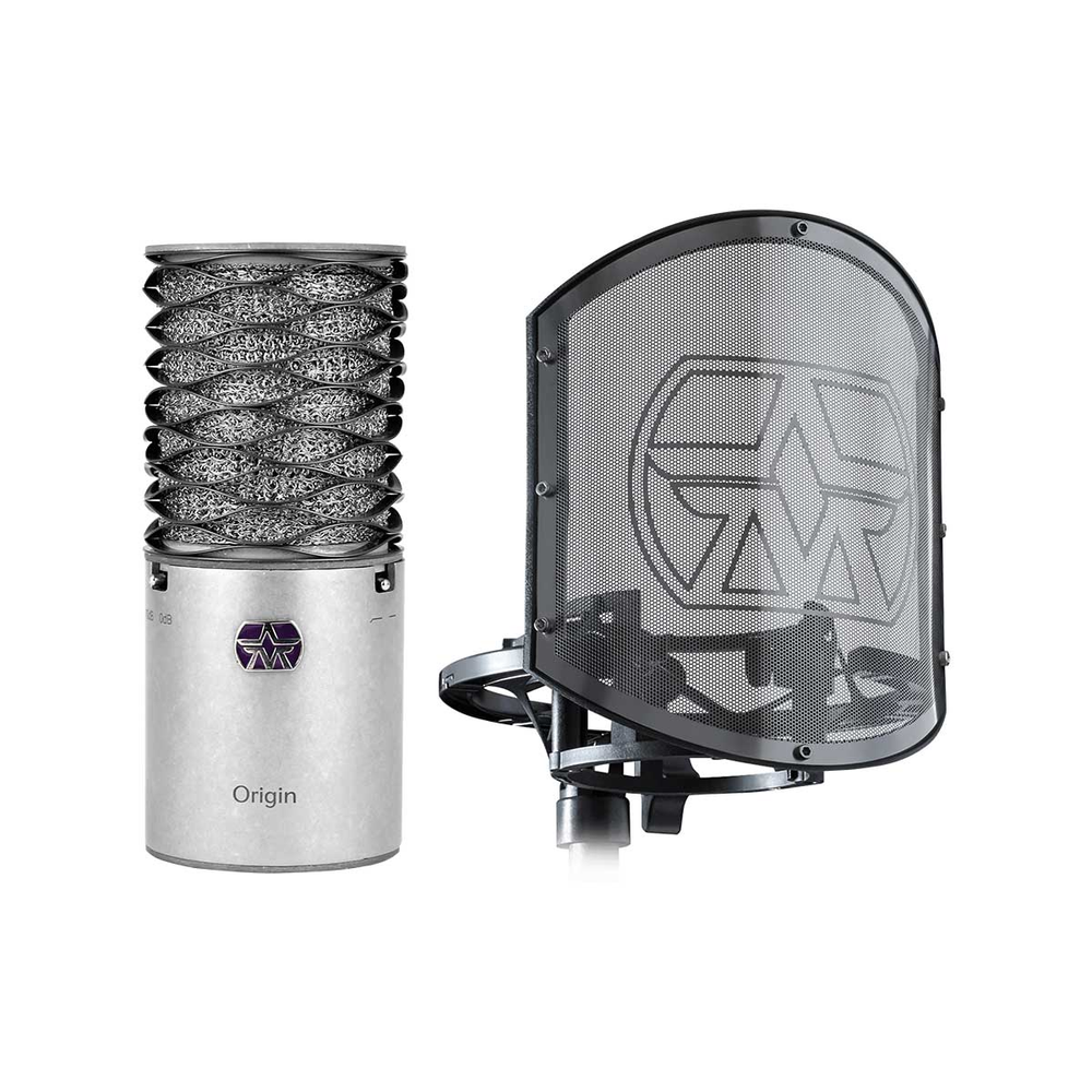 Aston Microphones Origin Silver Production Kit Bundle