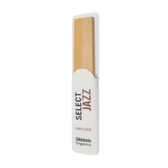 D'Addario Organic Select Jazz Unfiled Baritone Saxophone Reeds, Strength 2 Soft, 5-pack
