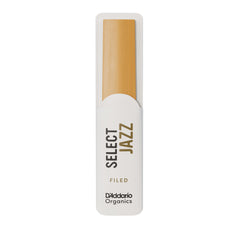 D'Addario Organic Select Jazz Filed Baritone Saxophone Reeds, Strength 3 Medium, 5-pack