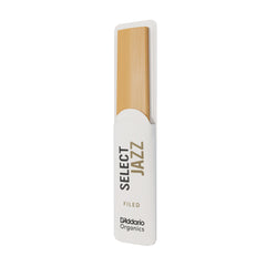 D'Addario Organic Select Jazz Filed Baritone Saxophone Reeds, Strength 3 Medium, 5-pack