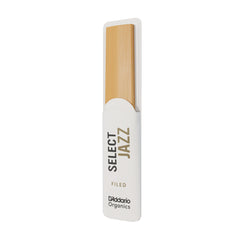 D'Addario Organic Select Jazz Filed Baritone Saxophone Reeds, Strength 3 Soft, 5-pack