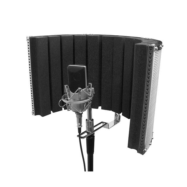 On Stage Isolation Shield with Mic Stand Mount & Microphone Mount