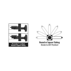 On Stage Universal Adapter for Keyboard, Microphone & Tablet