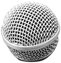 On Stage Steel Mesh Microphone Grill in Steel Grey