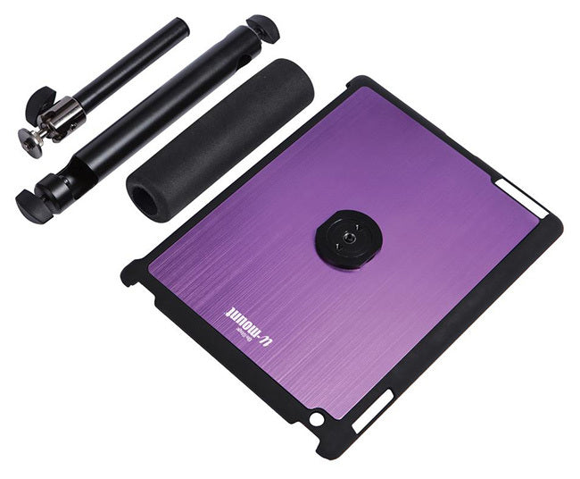 On Stage iPad Snap On Cover with Mounting Bar in Purple