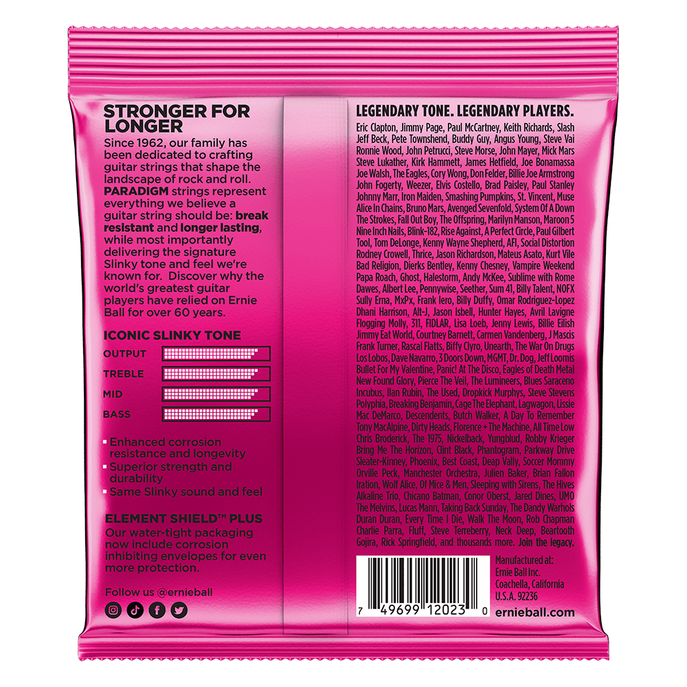 Ernie Ball Super Slinky Paradigm Electric Guitar Strings - 9-42 Gauge