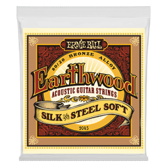 Ernie Ball Earthwood Silk and Steel Soft 80/20 Bronze Acoustic Guitar String, 11-52 Gauge