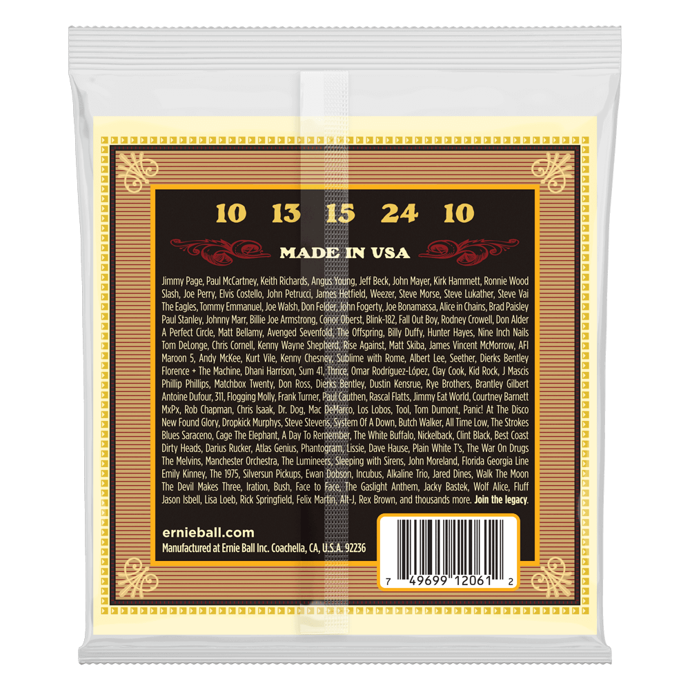 Ernie Ball Earthwood 5-String Banjo Frailing Loop End 80/20 Bronze Acoustic Guitar Strings