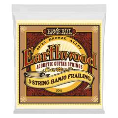 Ernie Ball Earthwood 5-String Banjo Frailing Loop End 80/20 Bronze Acoustic Guitar Strings
