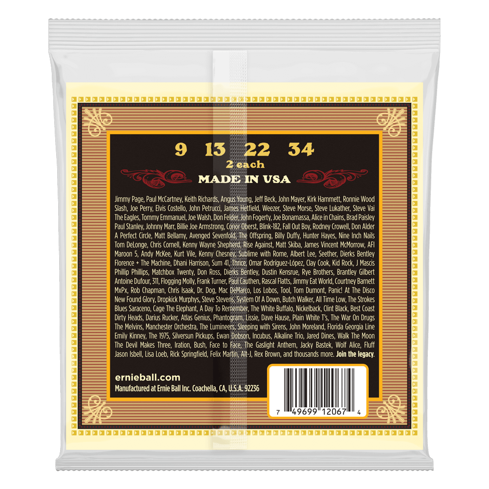 Ernie Ball Earthwood Mandolin Light Loop End 80/20 Bronze Acoustic Guitar String, 9-34 Gauge