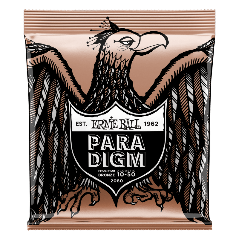 Ernie Ball Paradigm Extra Light Phosphor Bronze Acoustic Guitar Strings 10-50 Gauge