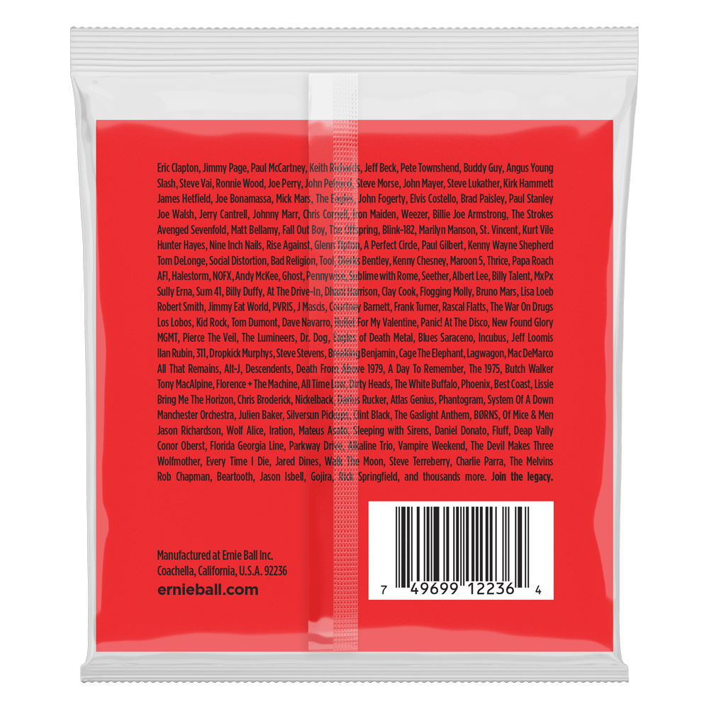 Ernie Ball Medium 12-String Nickel Wound Electric Guitar Strings, 11-52 Gauge