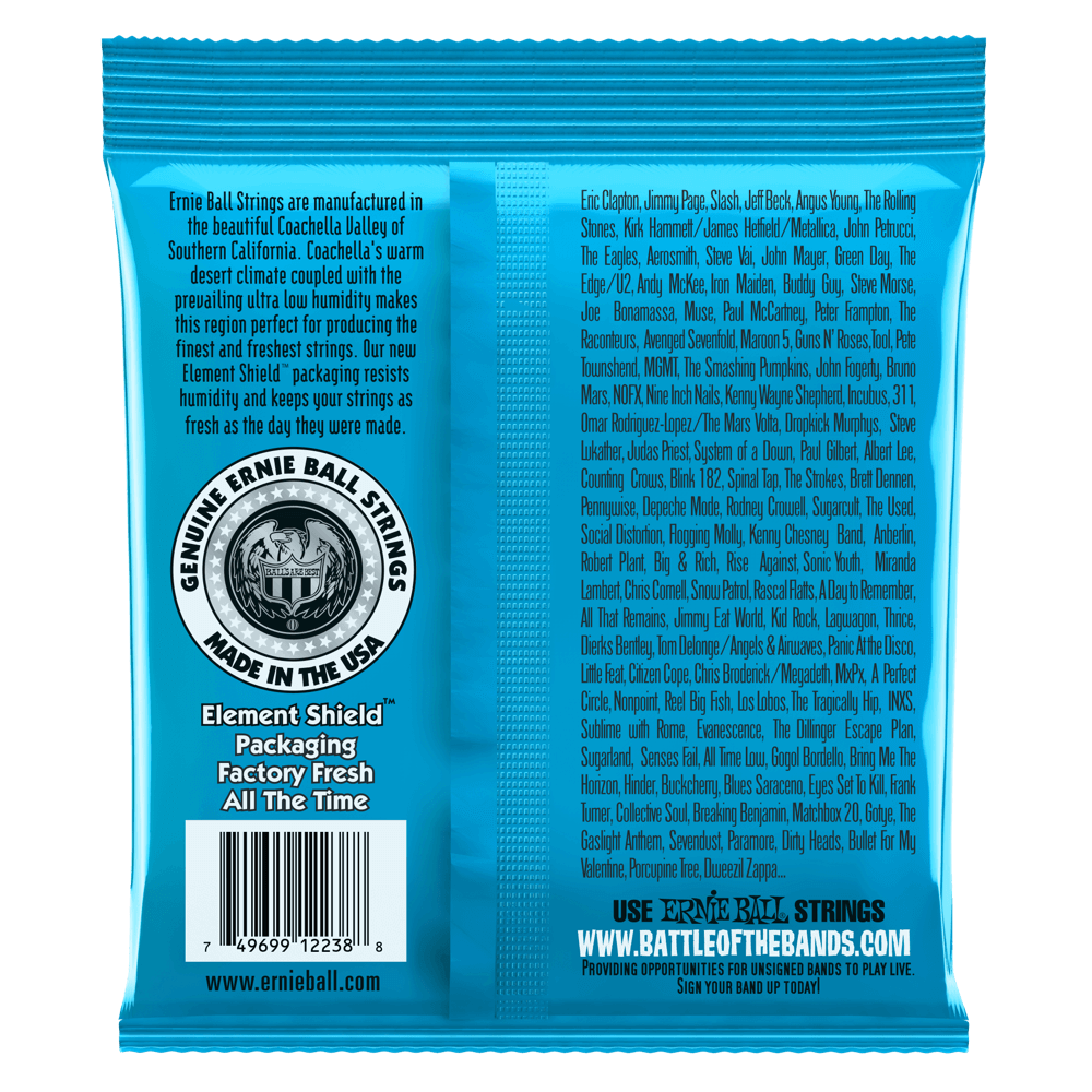 Ernie Ball Extra Slinky RPS Nickel Wound Electric Guitar String, 8-38 Gauge