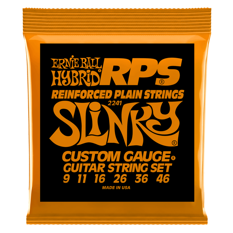 Ernie Ball Hybrid Slinky RPS Nickel Wound Electric Guitar Strings, 9-46 Gauge