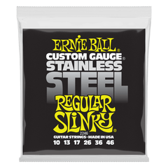 Ernie Ball Regular Slinky Stainless Steel Wound Electric Guitar Strings