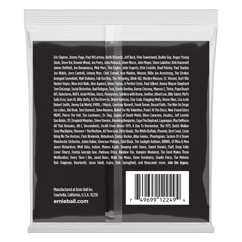 Ernie Ball Extra Slinky Stainless Steel Wound Electric Guitar String, 8-38 Gauge