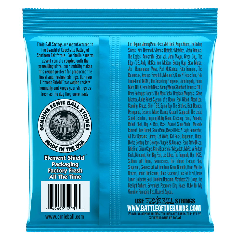 Ernie Ball Extra Slinky Classic Rock n Roll Pure Nickel Wrap Electric Guitar String, 8-38 Gauge