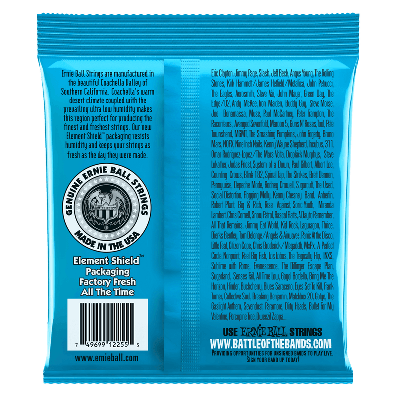 Ernie Ball Extra Slinky Classic Rock n Roll Pure Nickel Wrap Electric Guitar String, 8-38 Gauge