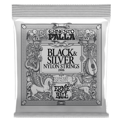 Ernie Ball Ernesto Palla Black and Silver Nylon Classical Guitar String