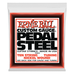 Ernie Ball Pedal Steel 10-String E9 Tuning Nickel Wound Electric Guitar Strings 13-38 Gauge