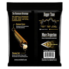 Ernie Ball Extra Light Aluminum Bronze Acoustic Guitar String, 10-50 Gauge