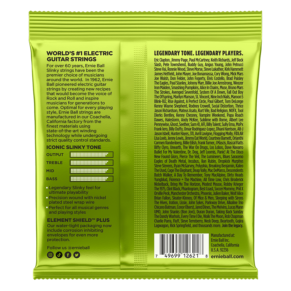 Ernie Ball Regular Slinky 7-String Nickel Wound Electric Guitar Strings