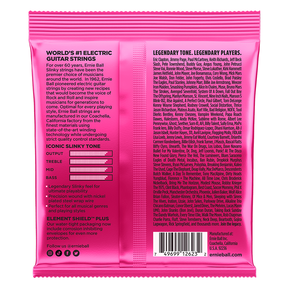 Ernie Ball 7-String Super Slinky Nickel Wound Set .009 - .052 Gauge