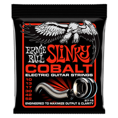 Ernie Ball Skinny Top Heavy Bottom Slinky Cobalt Electric Guitar Strings, 10-52 Gauge