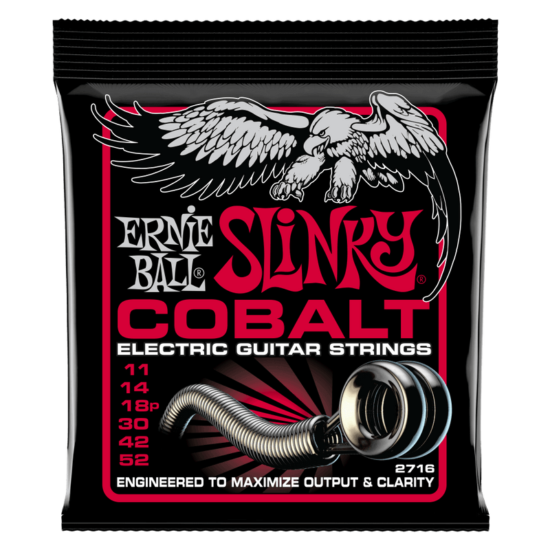 Ernie Ball Burly Slinky Cobalt Electric Guitar Strings 11-52 Gauge