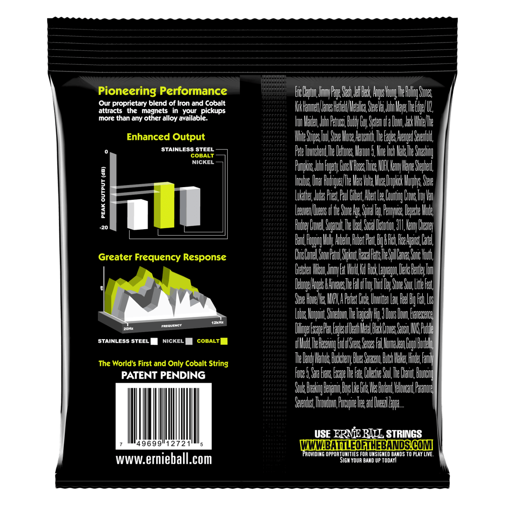 Ernie Ball Regular Slinky Cobalt 7-String Electric Guitar Strings