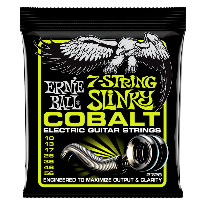 Ernie Ball Regular Slinky Cobalt 7-String Electric Guitar Strings