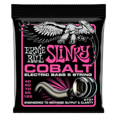 Ernie Ball Super Slinky Cobalt 5-String Electric Bass Strings 40-125 Gauge