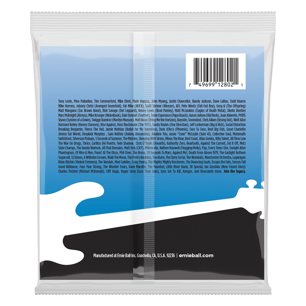 Ernie Ball Flatwound Group I Electric Bass String, 55-110 Gauge