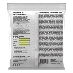 Ernie Ball Regular Slinky Short Scale Flatwound Bass Strings, 45-105