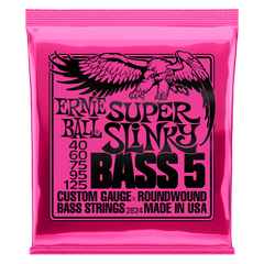 Ernie Ball 5-String Super Slinky Nickel Wound Bass Set, .040 - .125